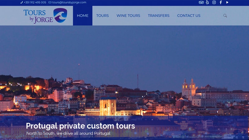 tour jorge lusoaloja desenvolvimento de websites